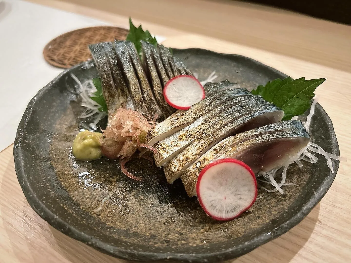 自家製炙り〆鯖